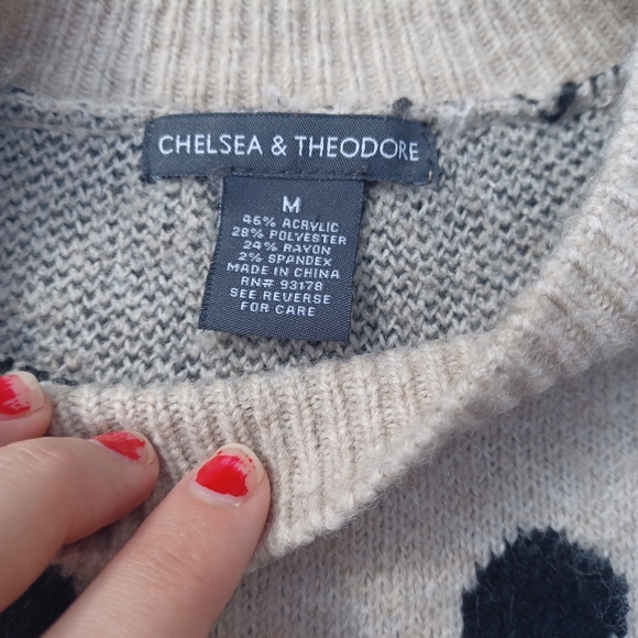 Chelsea & Theodore Poka Dot Sweater! - Picture 4 of 6